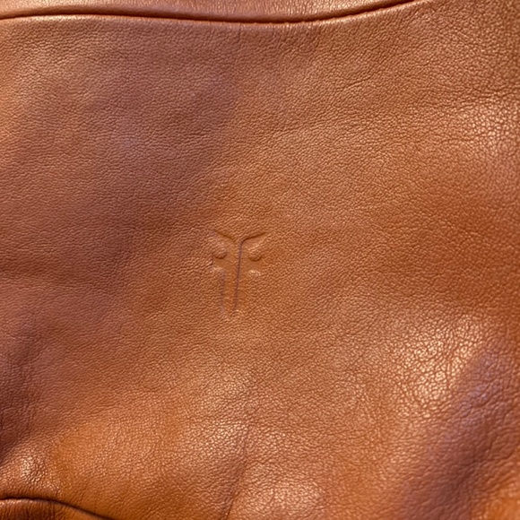 NWOT Frye Brown Leather Backpack - “Lena Zip” Collection - Picture 3 of 8